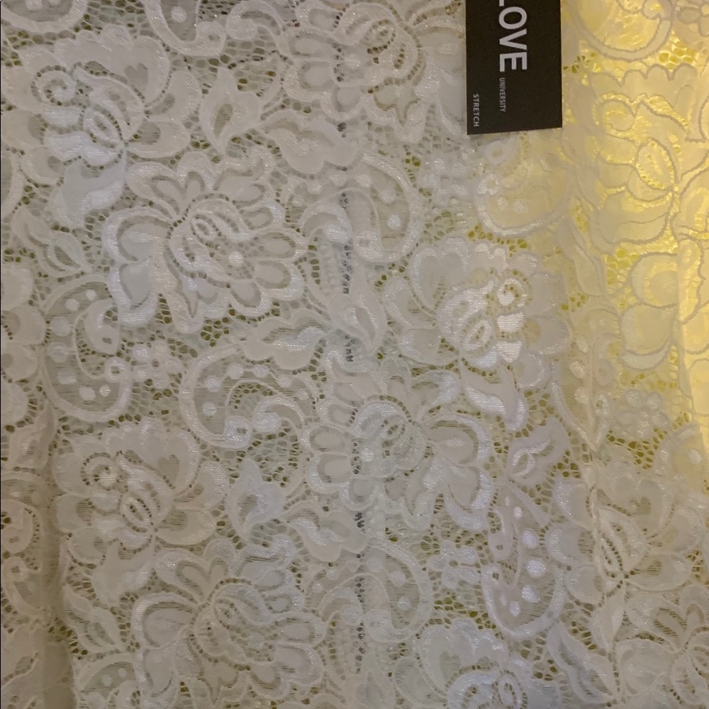 Lace white blouse